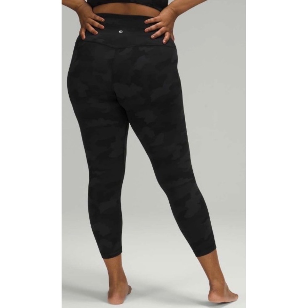 Lululemon Align High Rise Pant Heritage 365 Camo Deep Coal‎ Multi 25"-Sz 0